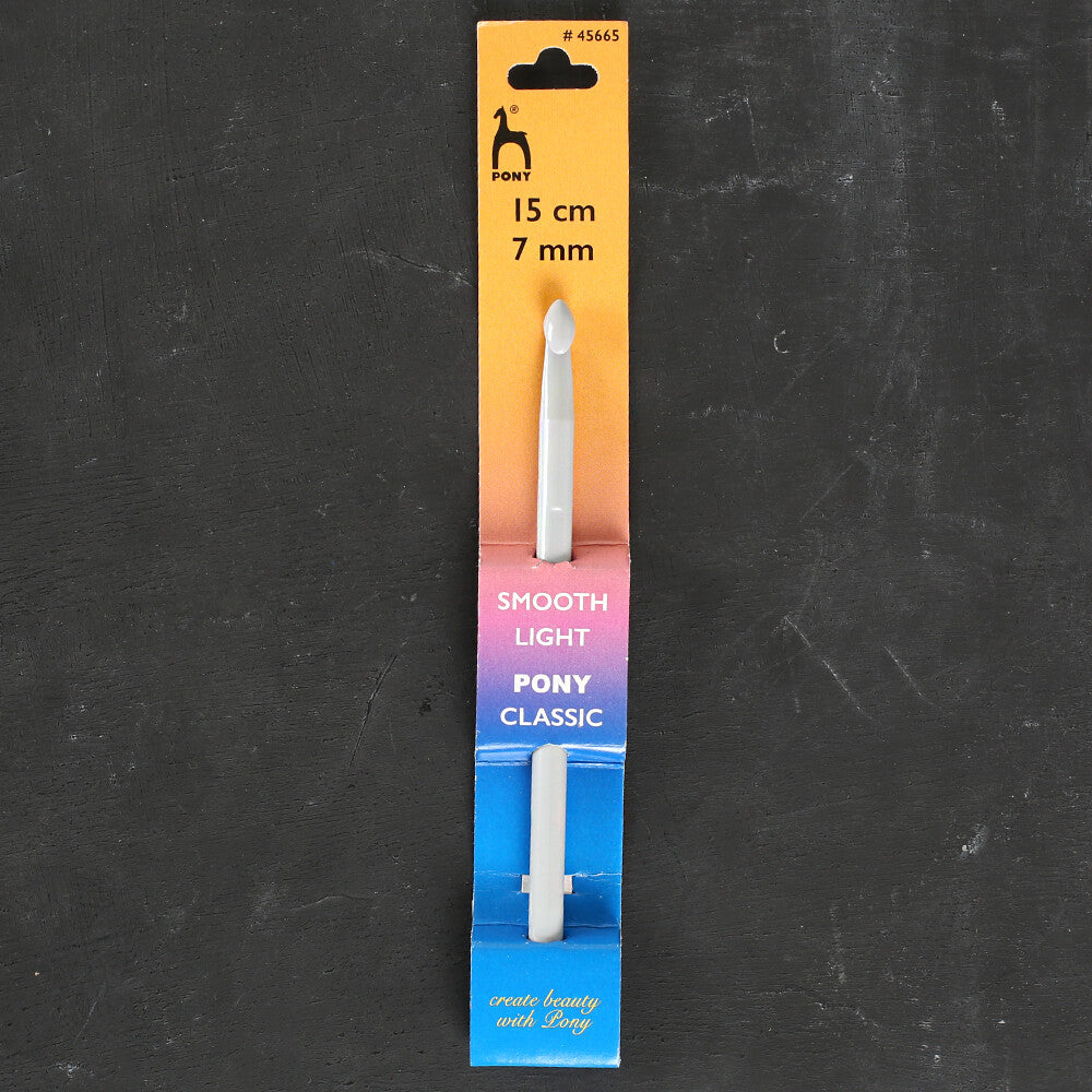 Pony 7 mm 15 cm ABS Plastik Yün Tığ - 45665